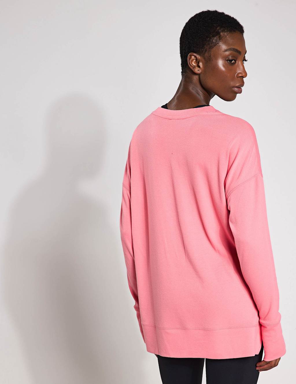 Shelby Crew Neck Step Hem Relaxed Sweatshirt 4 of 6