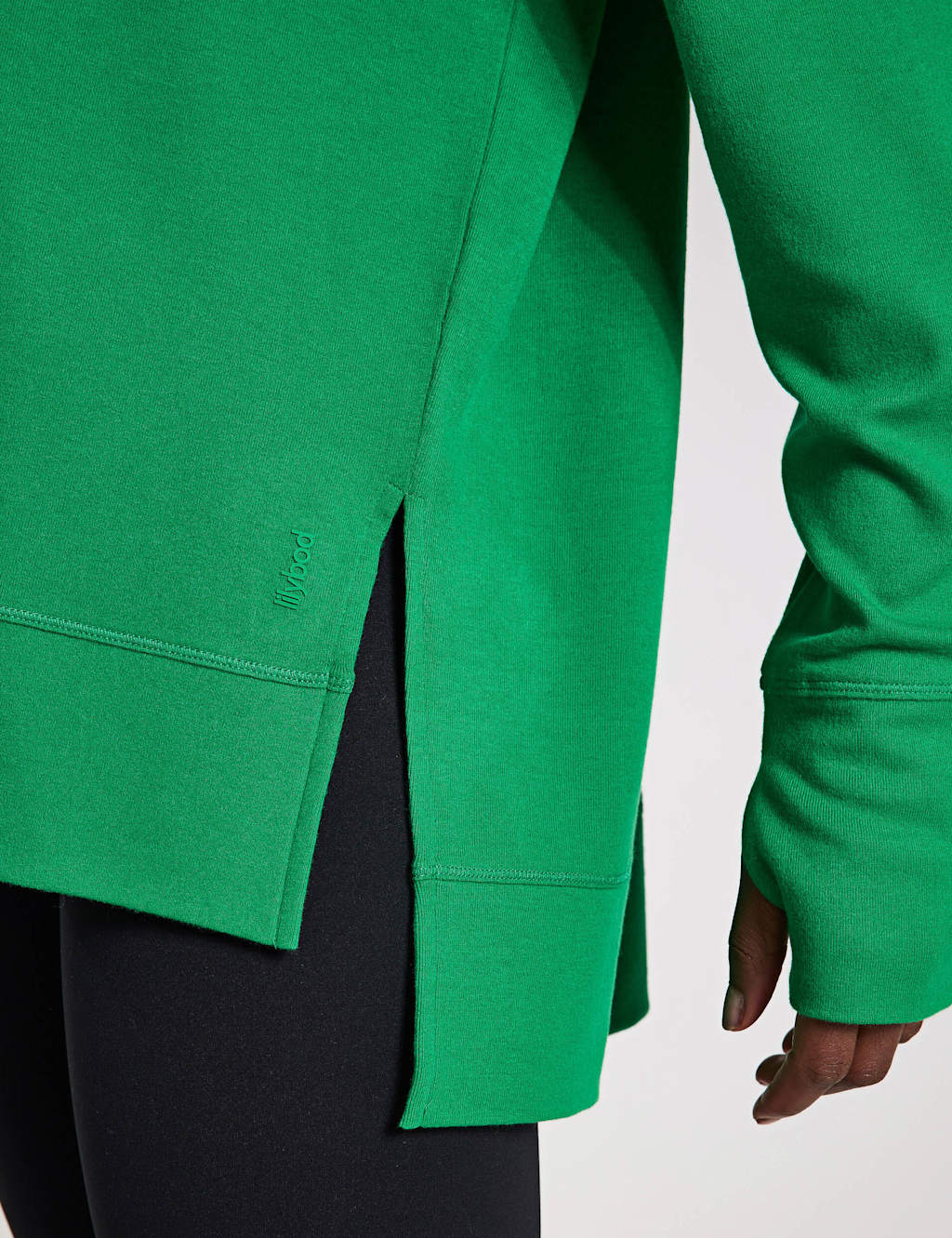 Shelby Crew Neck Step Hem Relaxed Sweatshirt 4 of 4