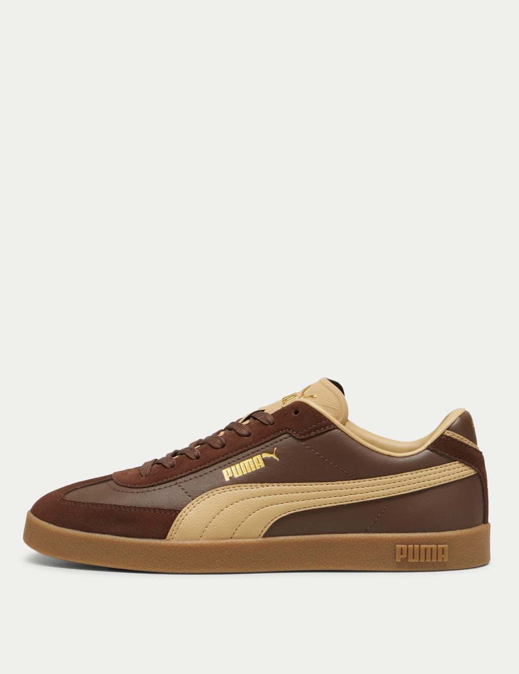 Puma leather trainers deals