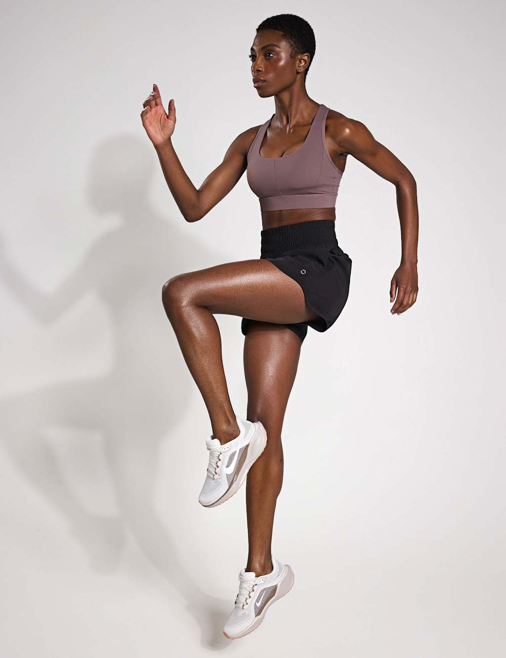 Bronte Woven High Waisted Running Shorts 2 of 5
