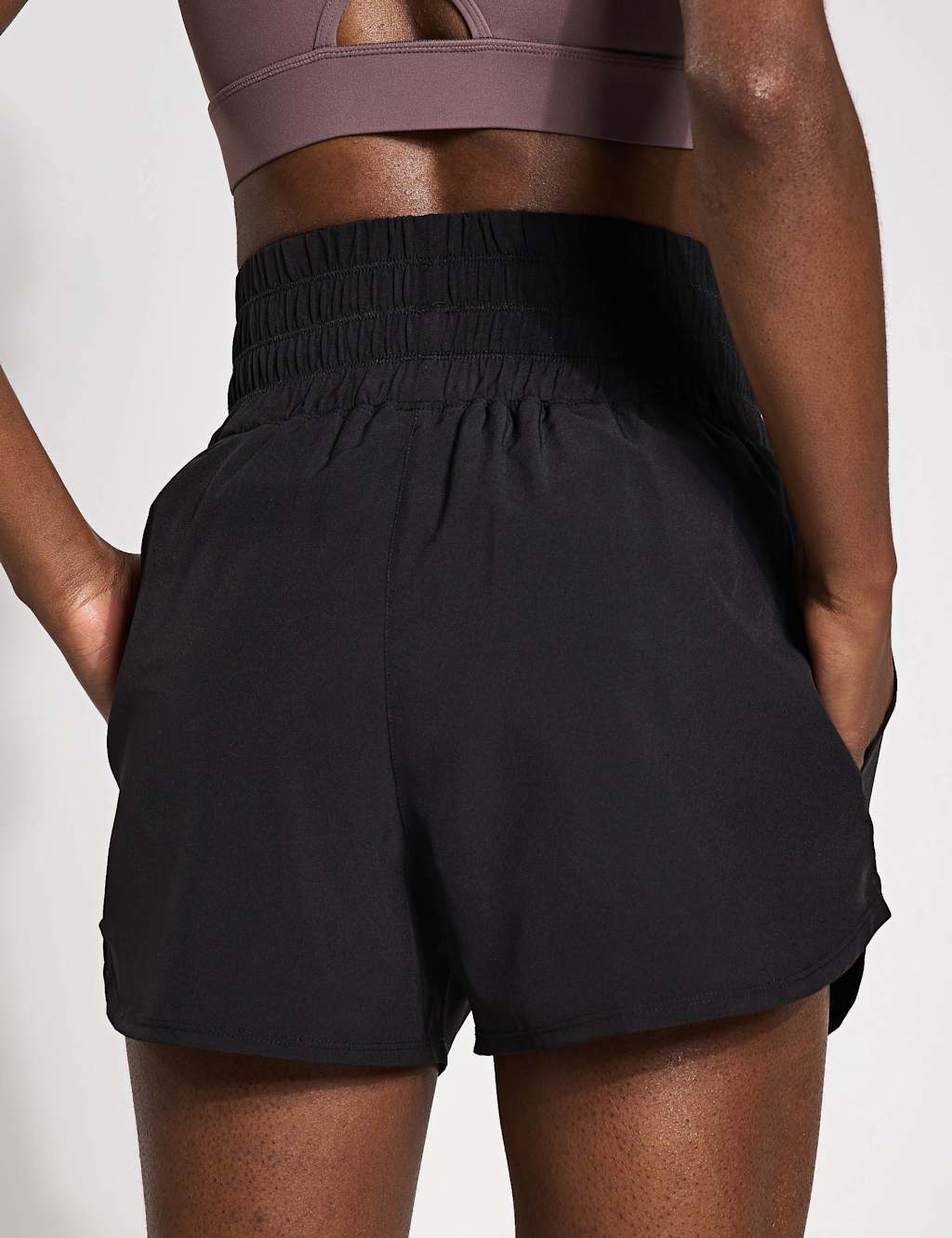 Bronte Woven High Waisted Running Shorts 4 of 5