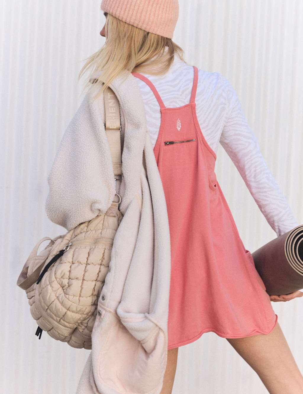 Hot Shot Cotton Rich V-Neck Mini Dress 5 of 9