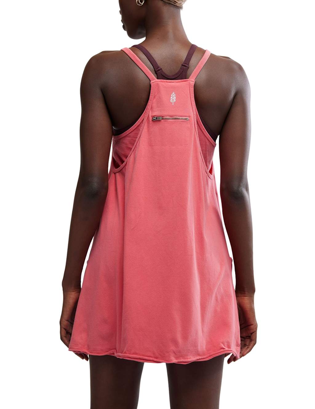 Hot Shot Cotton Rich V-Neck Mini Dress 8 of 9