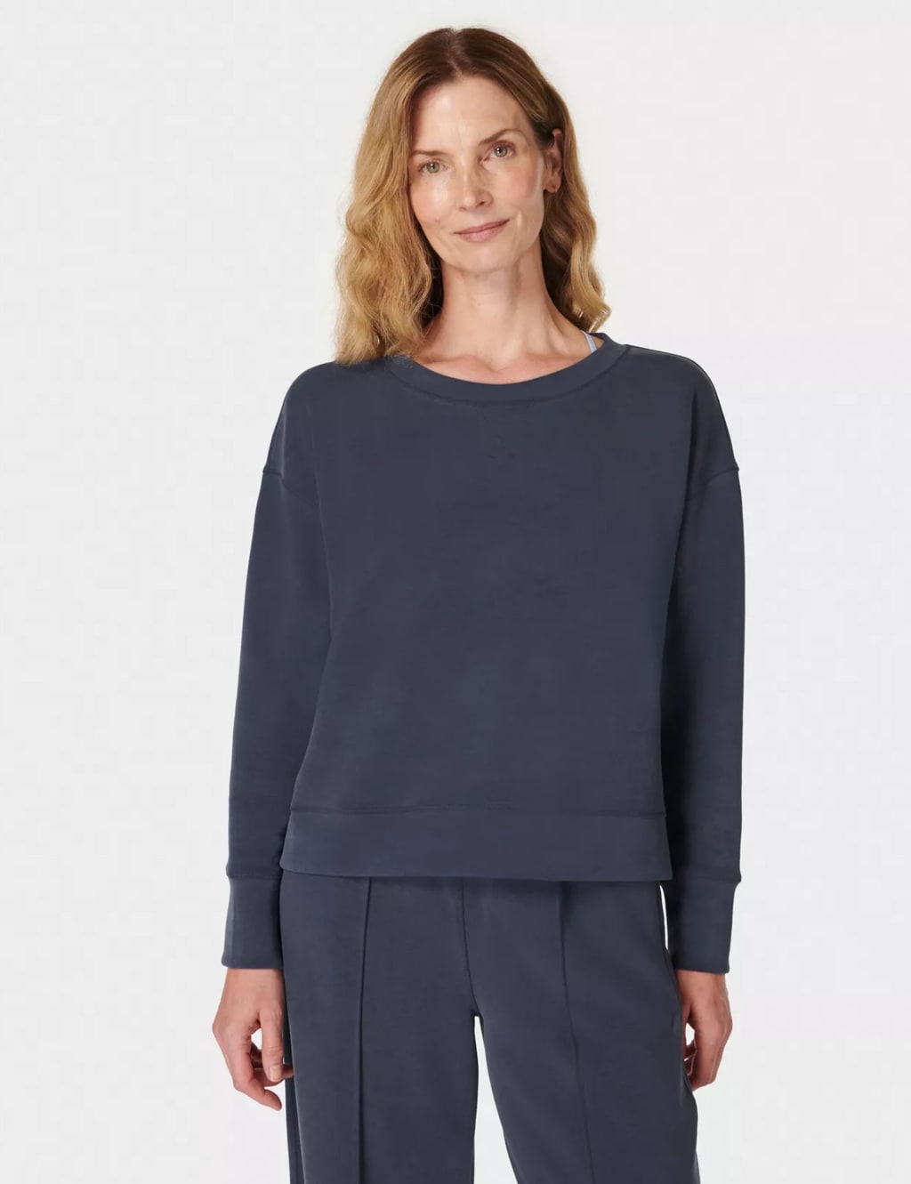 Sand Wash Modal Blend Crew Neck Sweatshirt 1 of 5