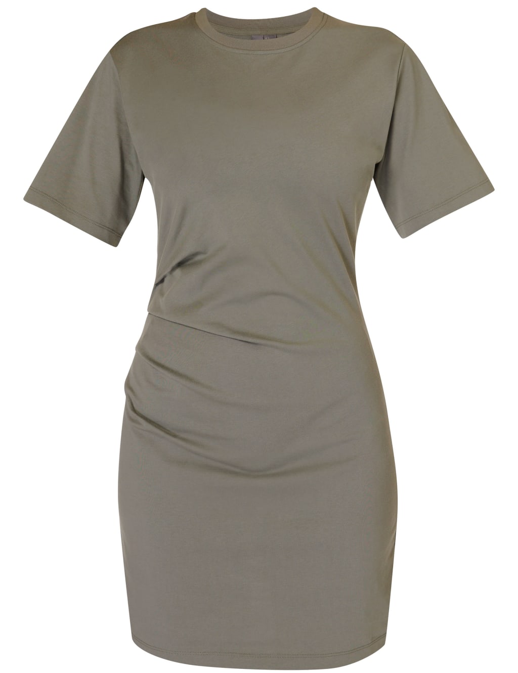 Easy Pure Cotton Ruched T-Shirt Dress 2 of 6