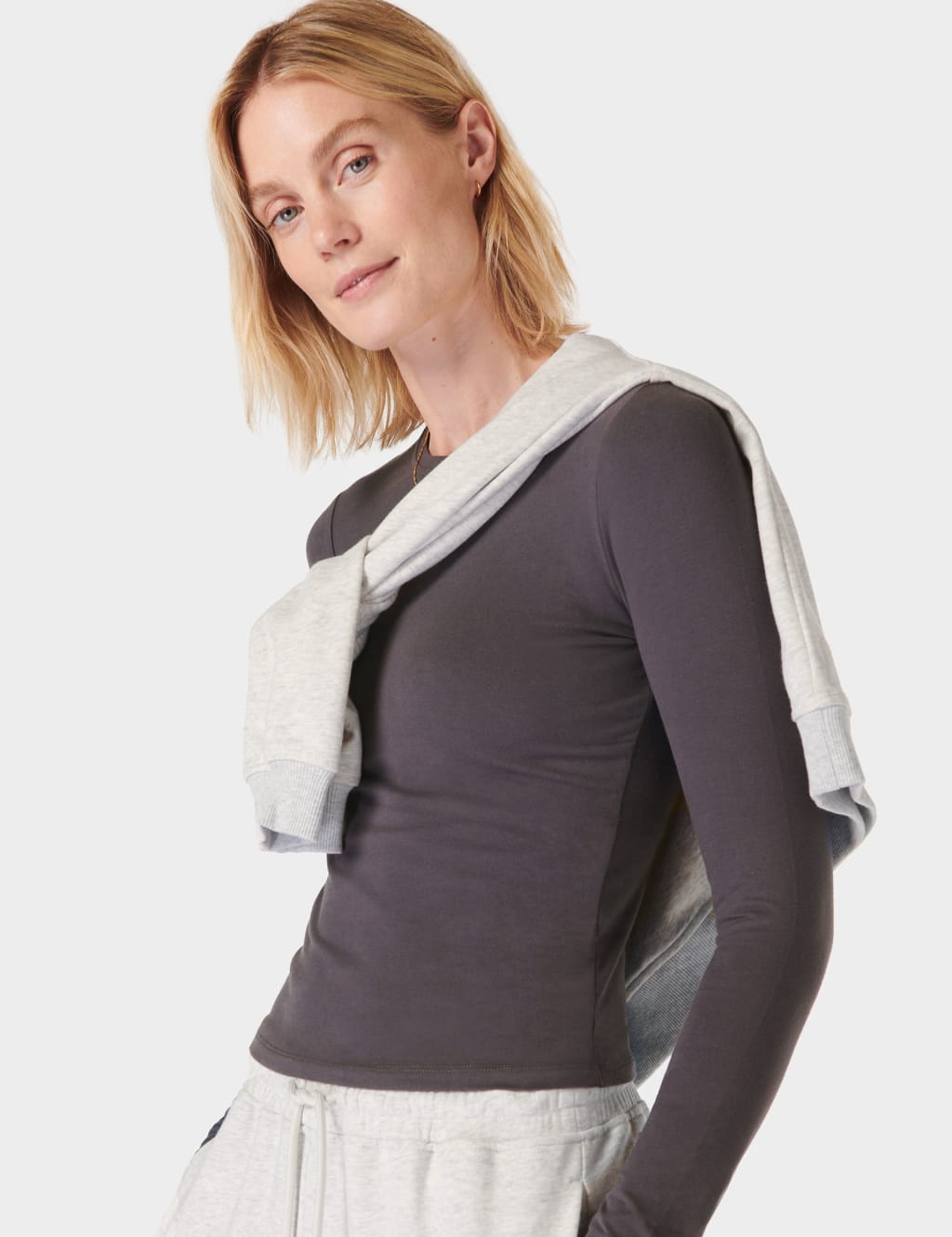 Essential Sculpt Cotton Rich Crew Neck Top 5 of 6