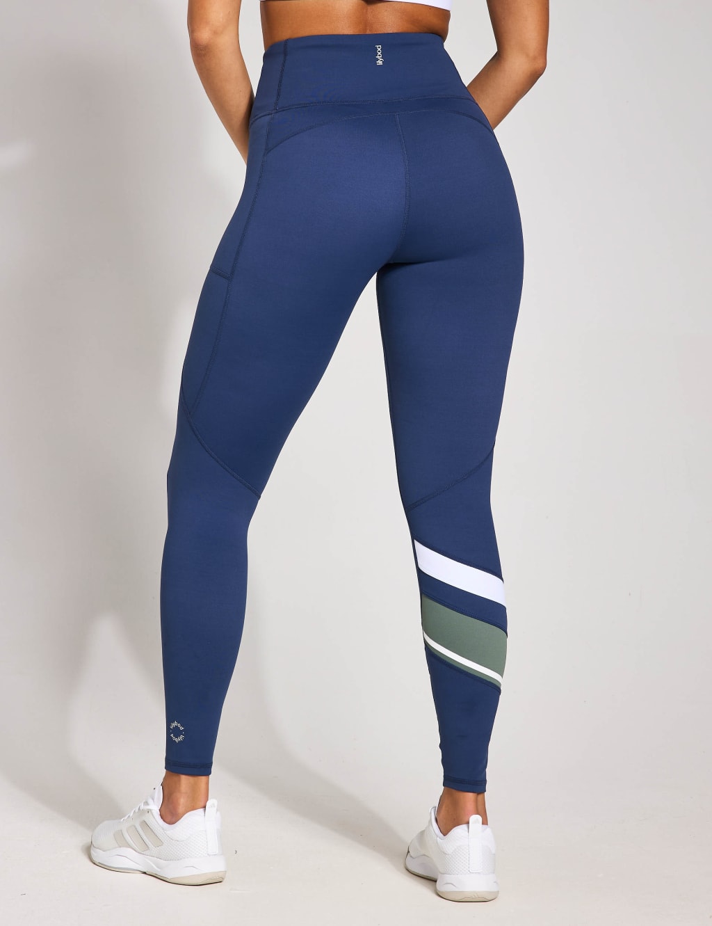 Limitless Striped High Waisted Leggings 3 of 4