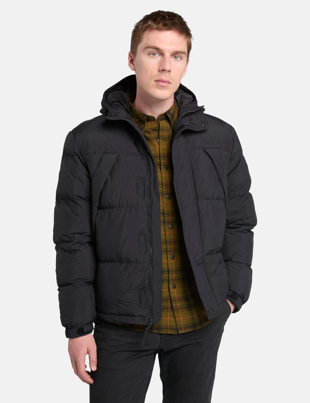 Water Repellent Hooded Puffer Jacket 1 of 6