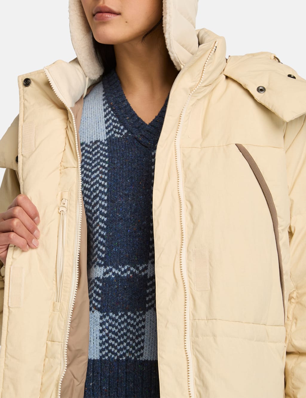 Hooded Longline Puffer Coat 4 of 6