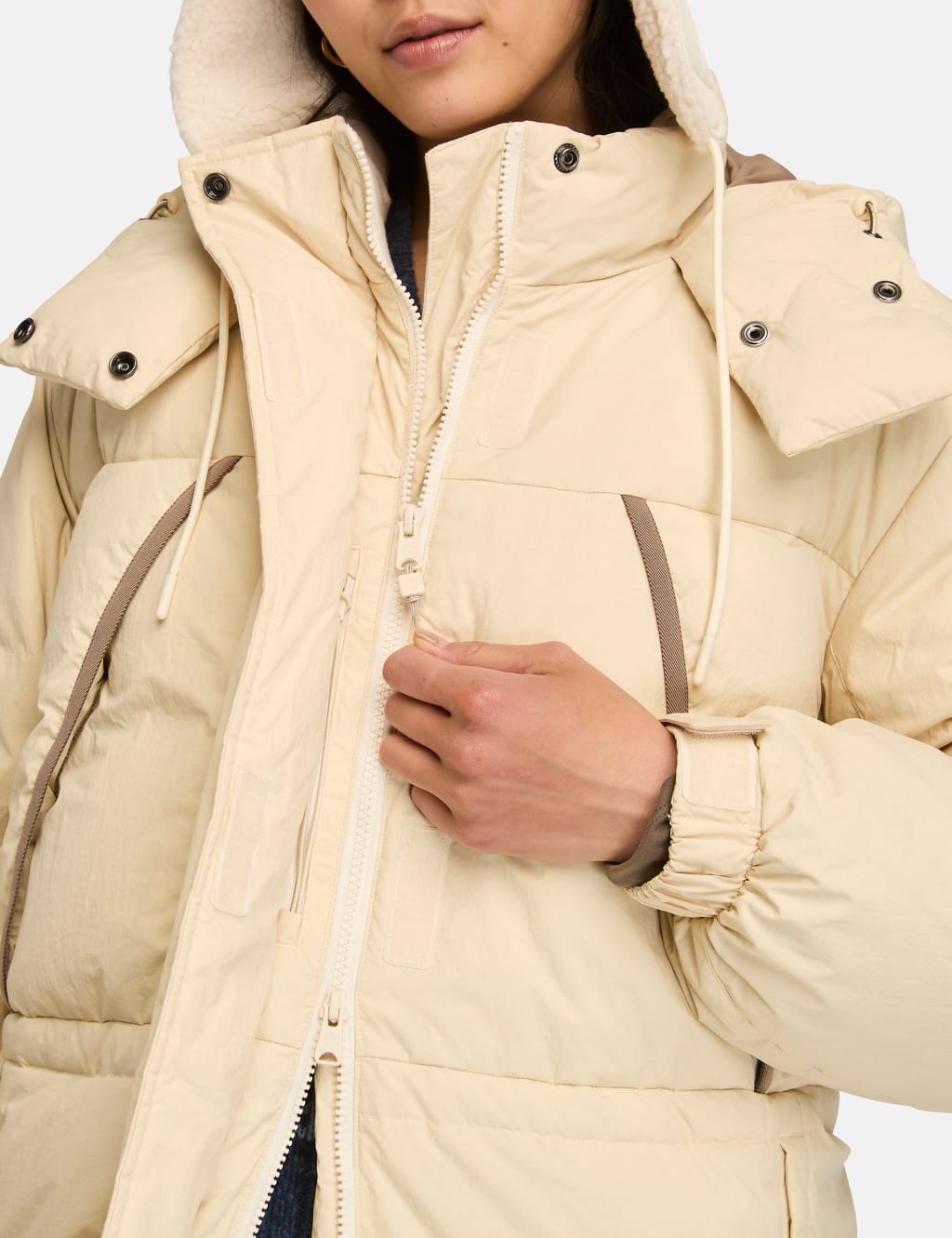 Hooded Longline Puffer Coat 5 of 6
