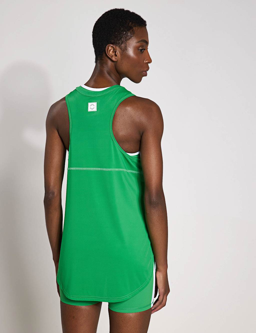 Zela Crew Neck Racer Back Longline Vest Top 4 of 6