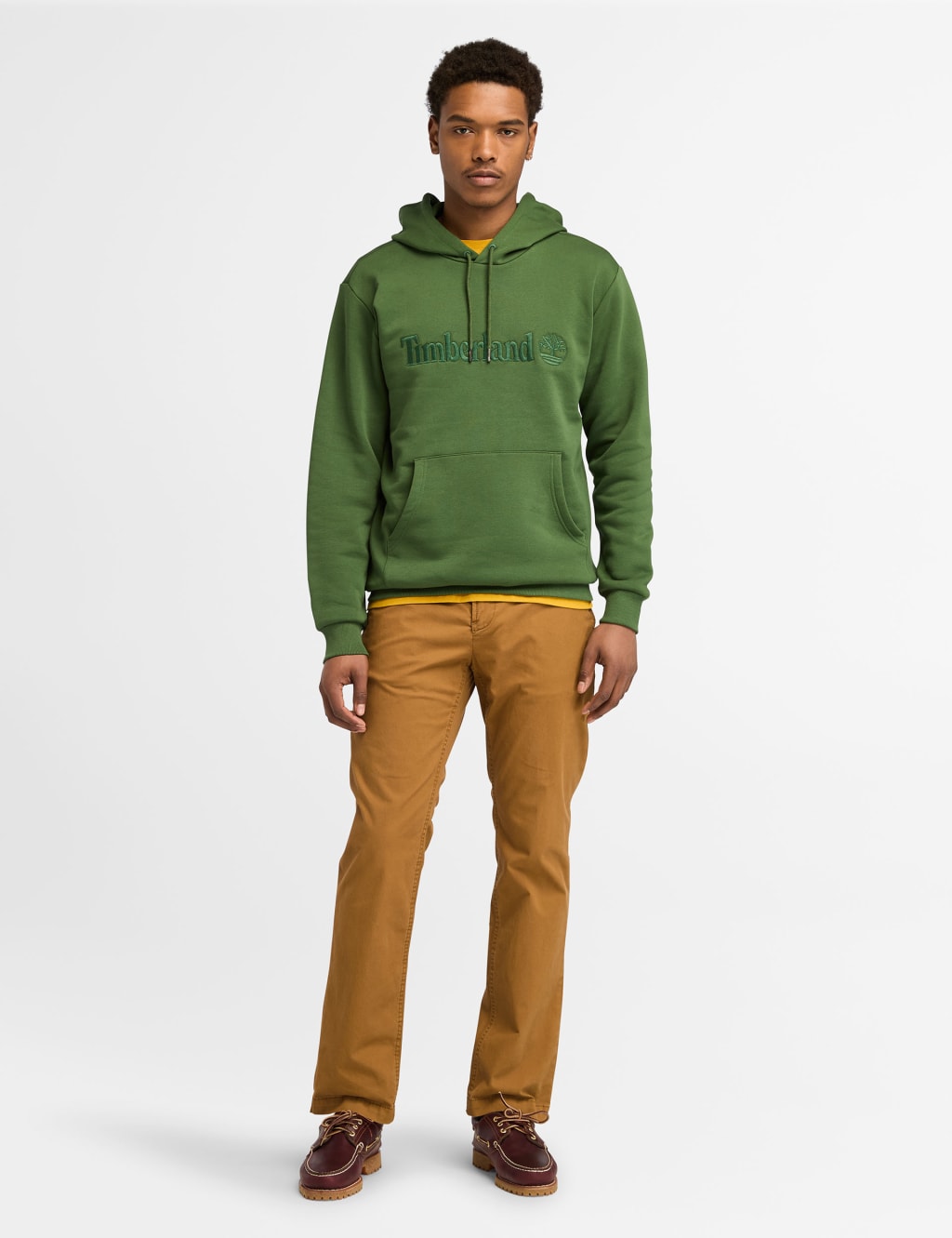 Hampthon Cotton Rich Logo Long Sleeve Hoodie 3 of 5