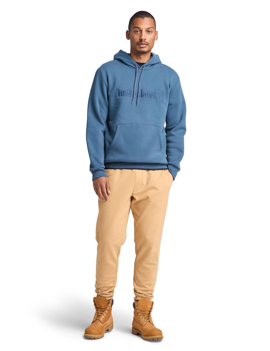 Hampthon Cotton Rich Logo Long Sleeve Hoodie 3 of 5