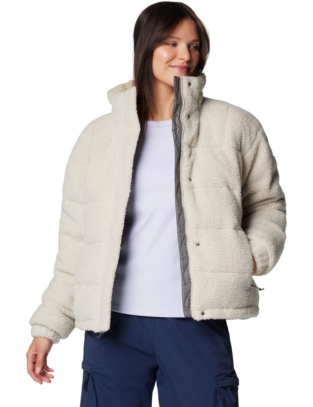 Ruby Falls Novelty Feather & Down Puffer Jacket 4 of 6