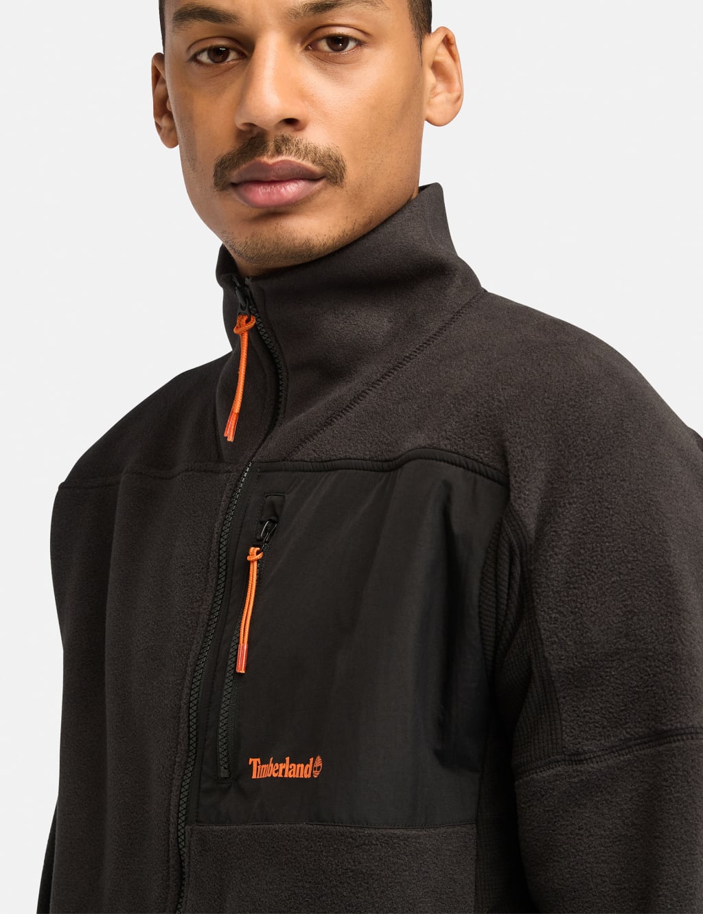 Mix Media Polartec Fleece Zip Up Jacket 5 of 6