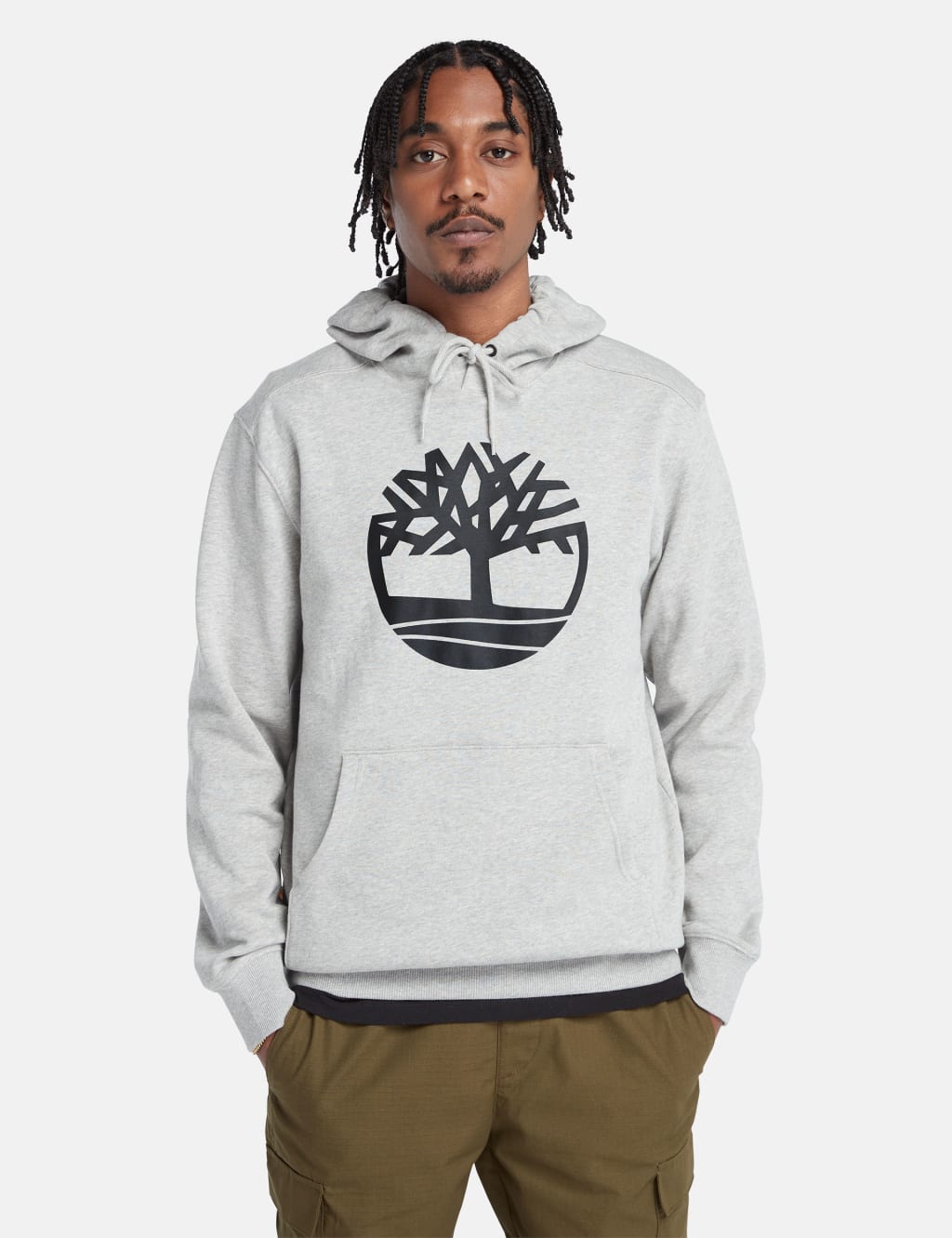 River Tree Logo Cotton Rich Hoodie 1 of 6