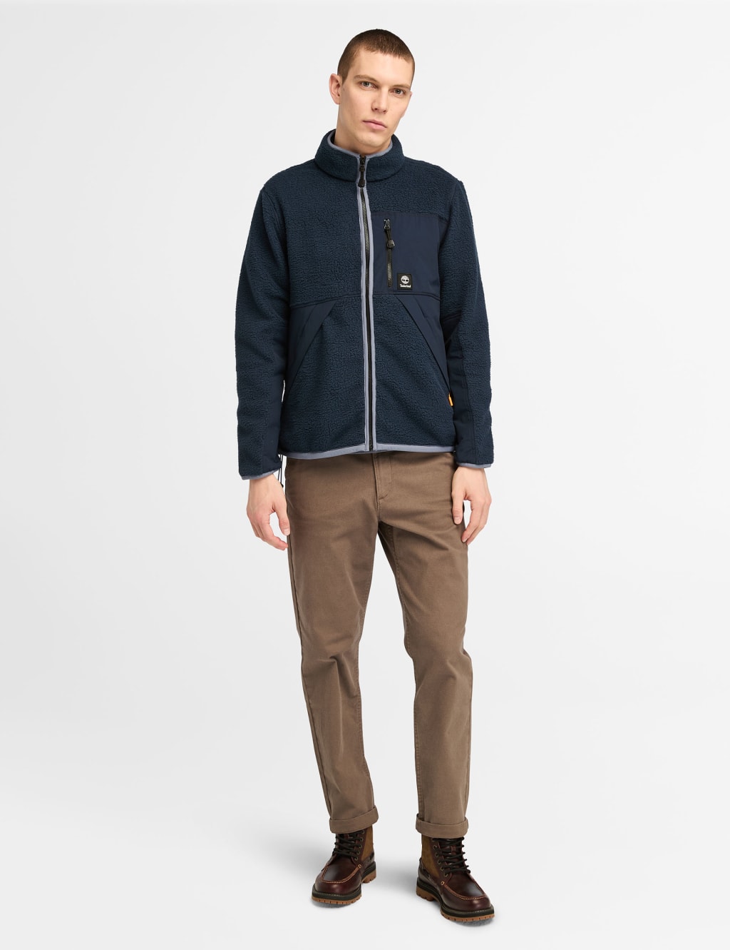 Zip Up Funnel Neck Fleece 3 of 6