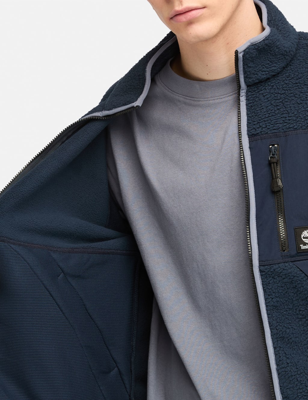 Zip Up Funnel Neck Fleece 5 of 6