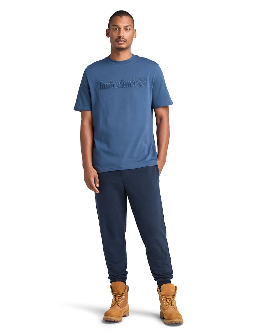 Hampthon Pure Cotton Logo Embroidery T-Shirt 3 of 5