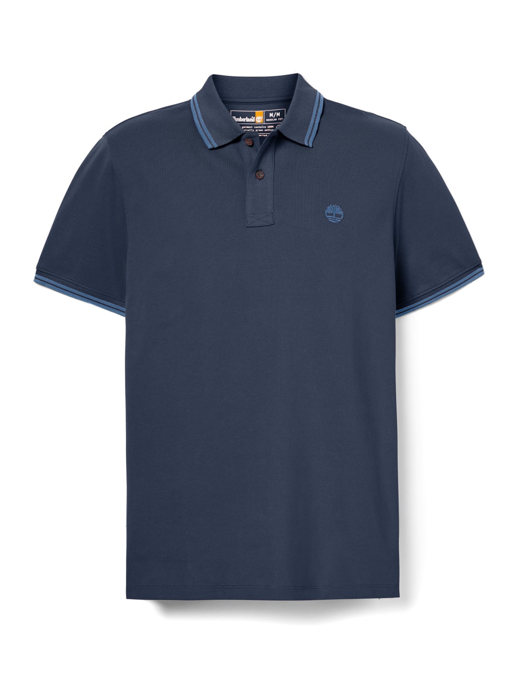 Pure Cotton Pique Tipped Polo Shirt 2 of 5