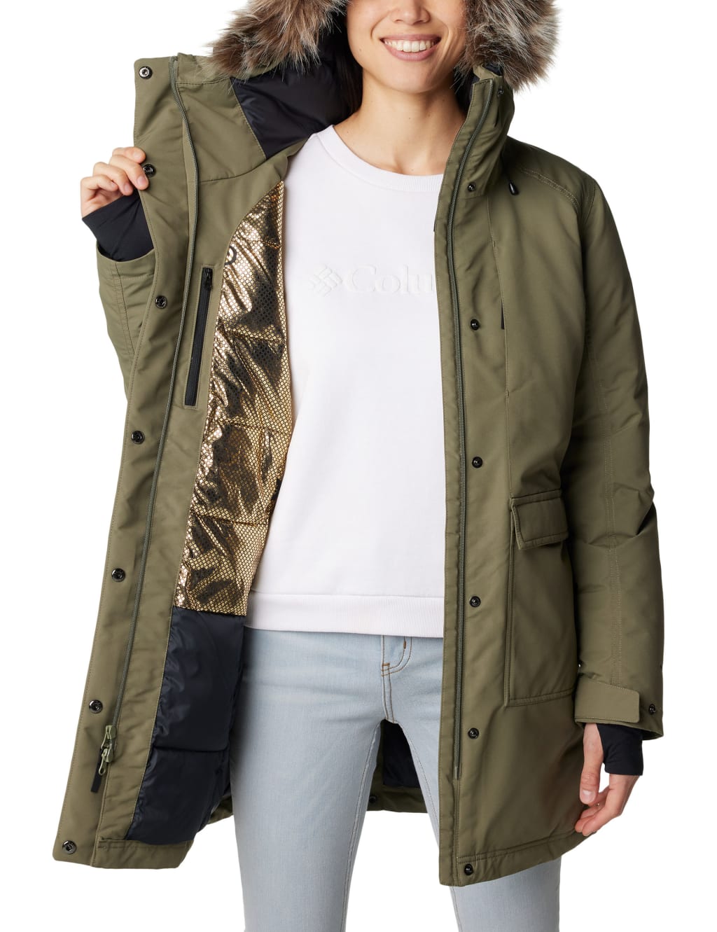 Little Si II Padded Hooded Parka Coat 2 of 6