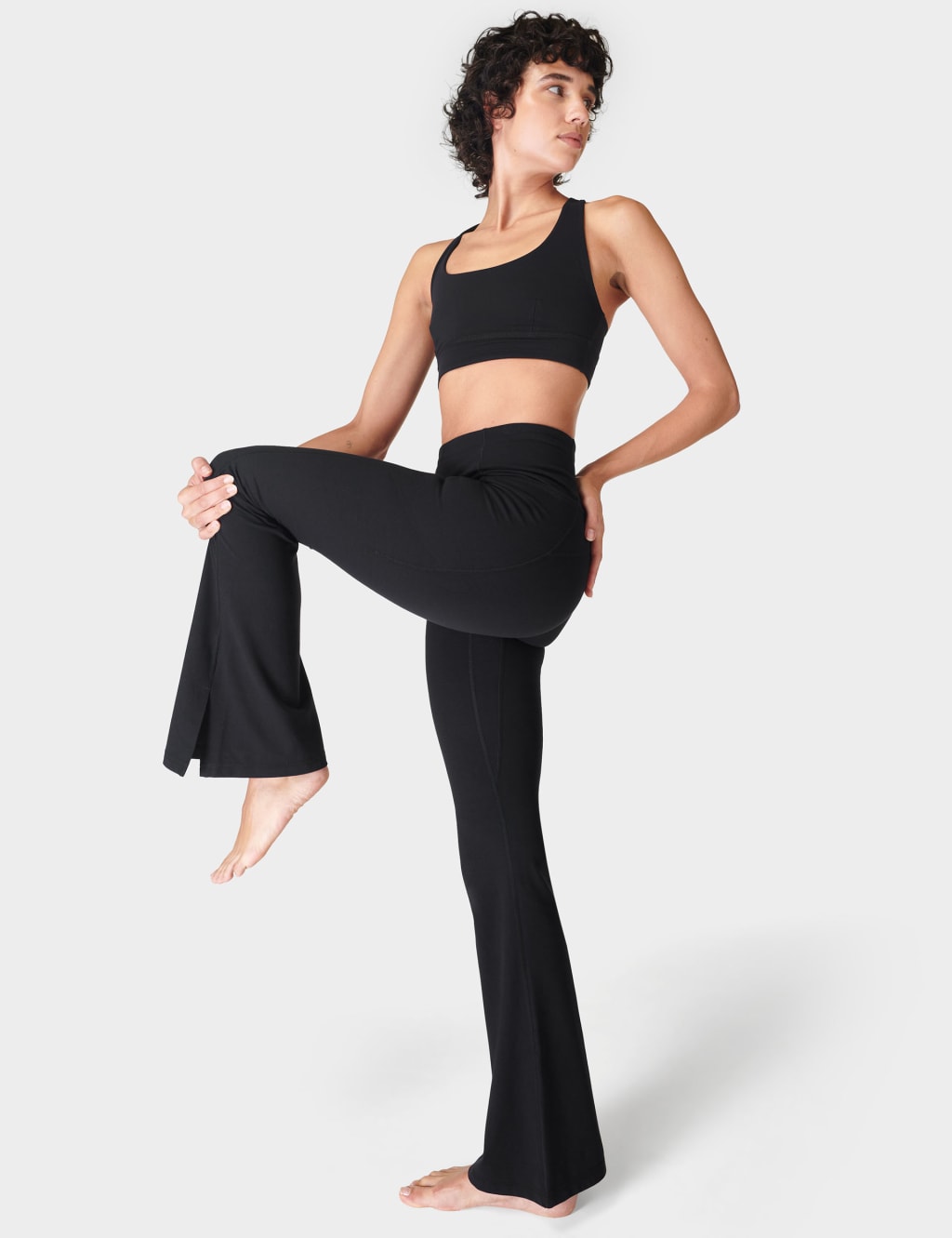 Super Soft High Waisted Flared Trousers Sweaty Betty M S