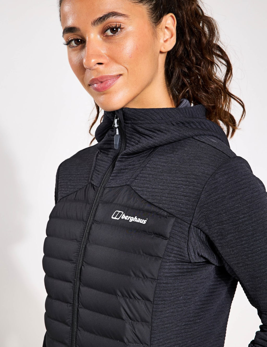 Nula Hybrid Padded Hooded Sports Jacket Berghaus M S