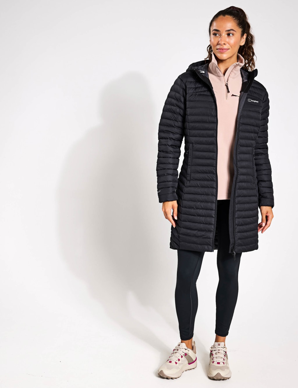 Nula Micro Hooded Longline Puffer Jacket Berghaus M S