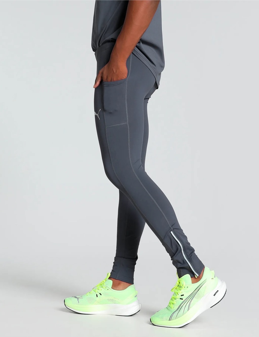 Run Brushed Slim Fit Training Leggings