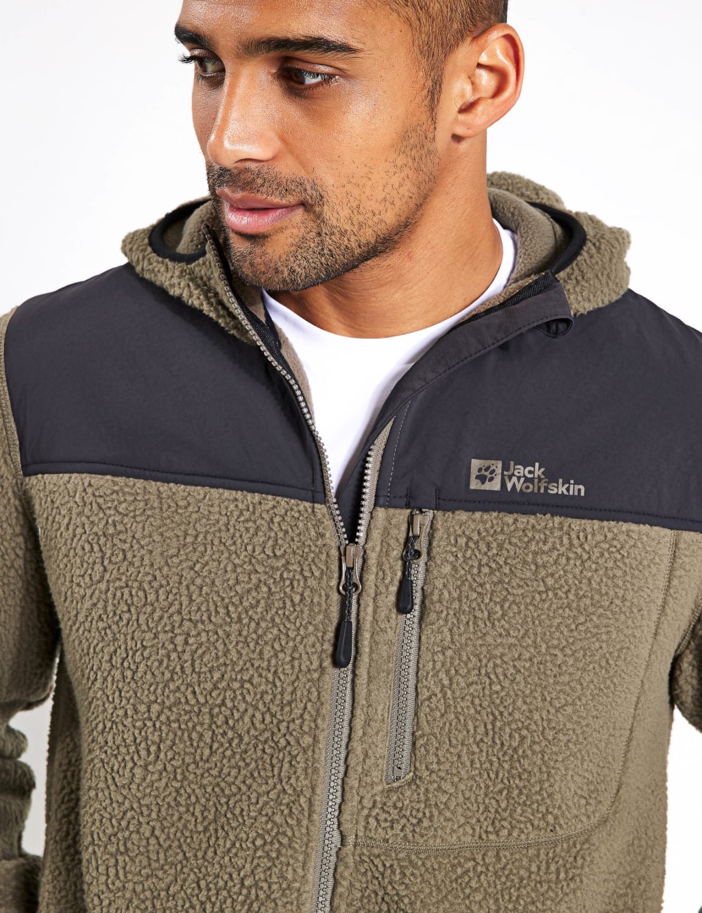 Kammweg Fleece Zip Up Hooded Trekking Jacket 2 of 4