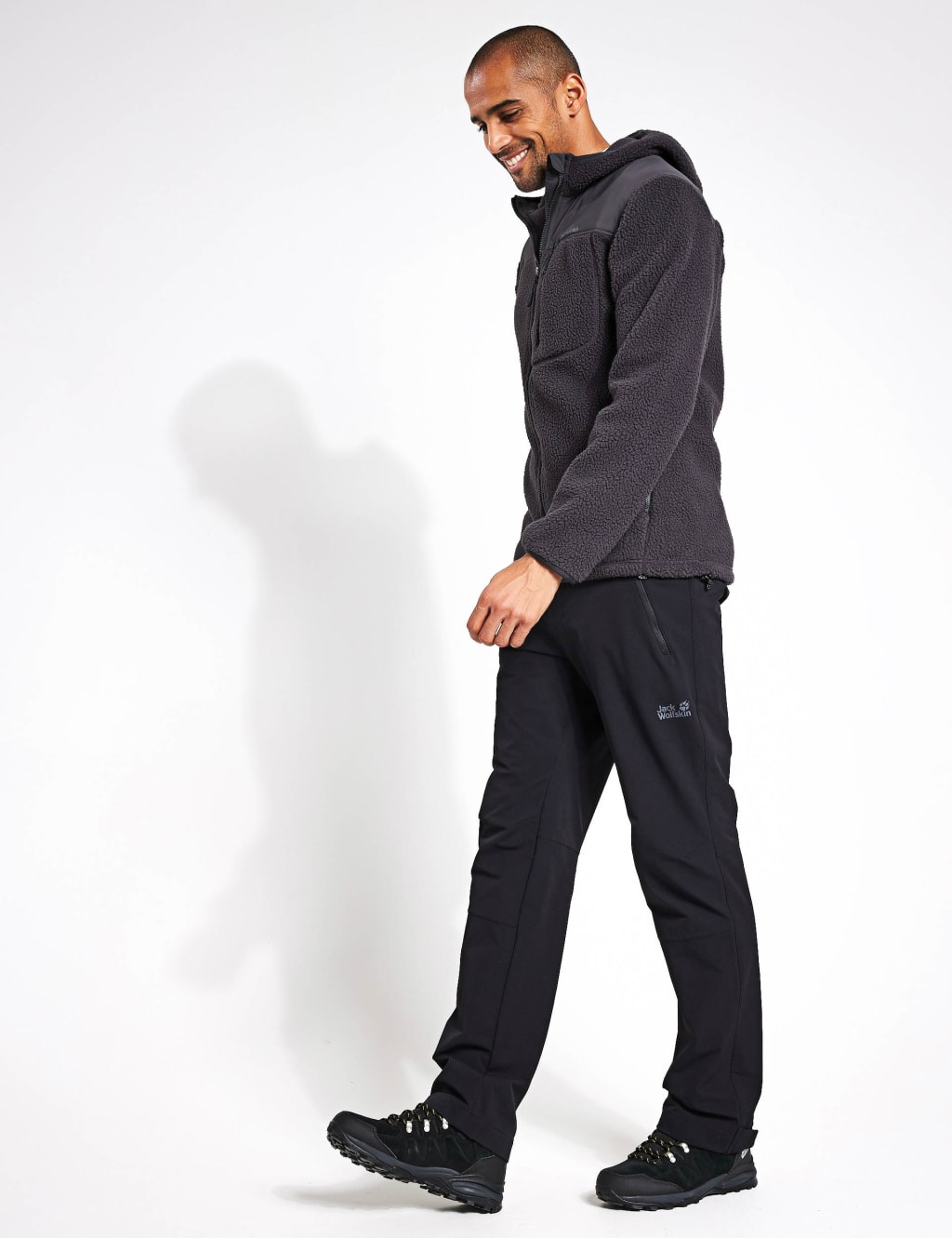 Kammweg Fleece Zip Up Hooded Trekking Jacket 3 of 4