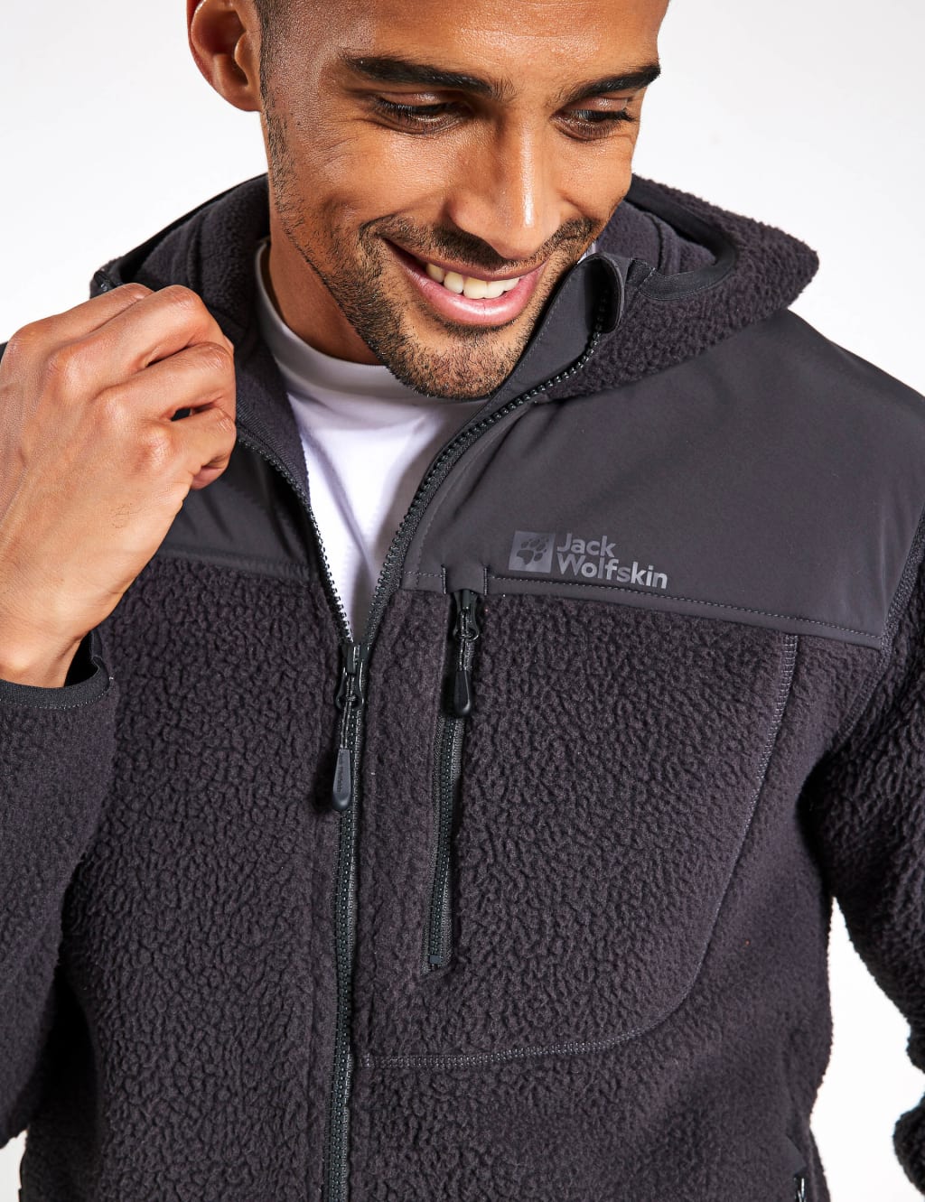 Kammweg Fleece Zip Up Hooded Trekking Jacket 4 of 4