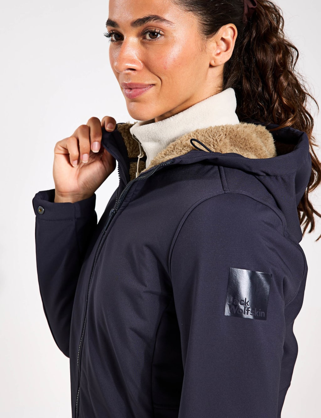 Longline softshell jacket shop