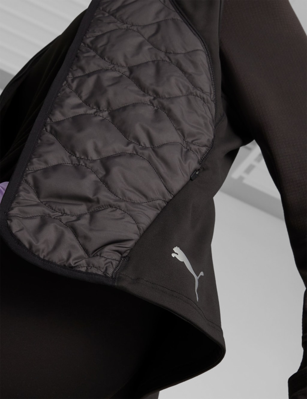 Run Cloudspun Padded Zip Up Running Gilet 4 of 6