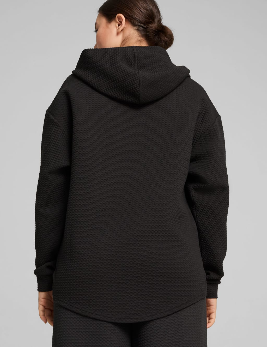 Q4 Studio Cotton Blend Textured Hoodie 3 of 8