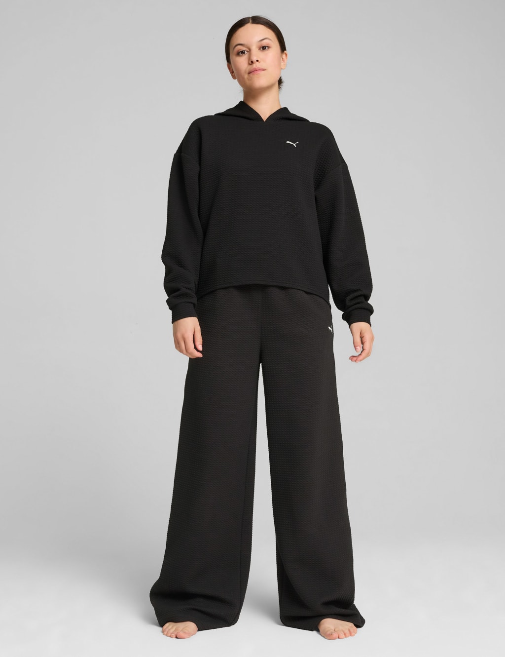 Q4 Studio Cotton Blend Textured Hoodie 7 of 8