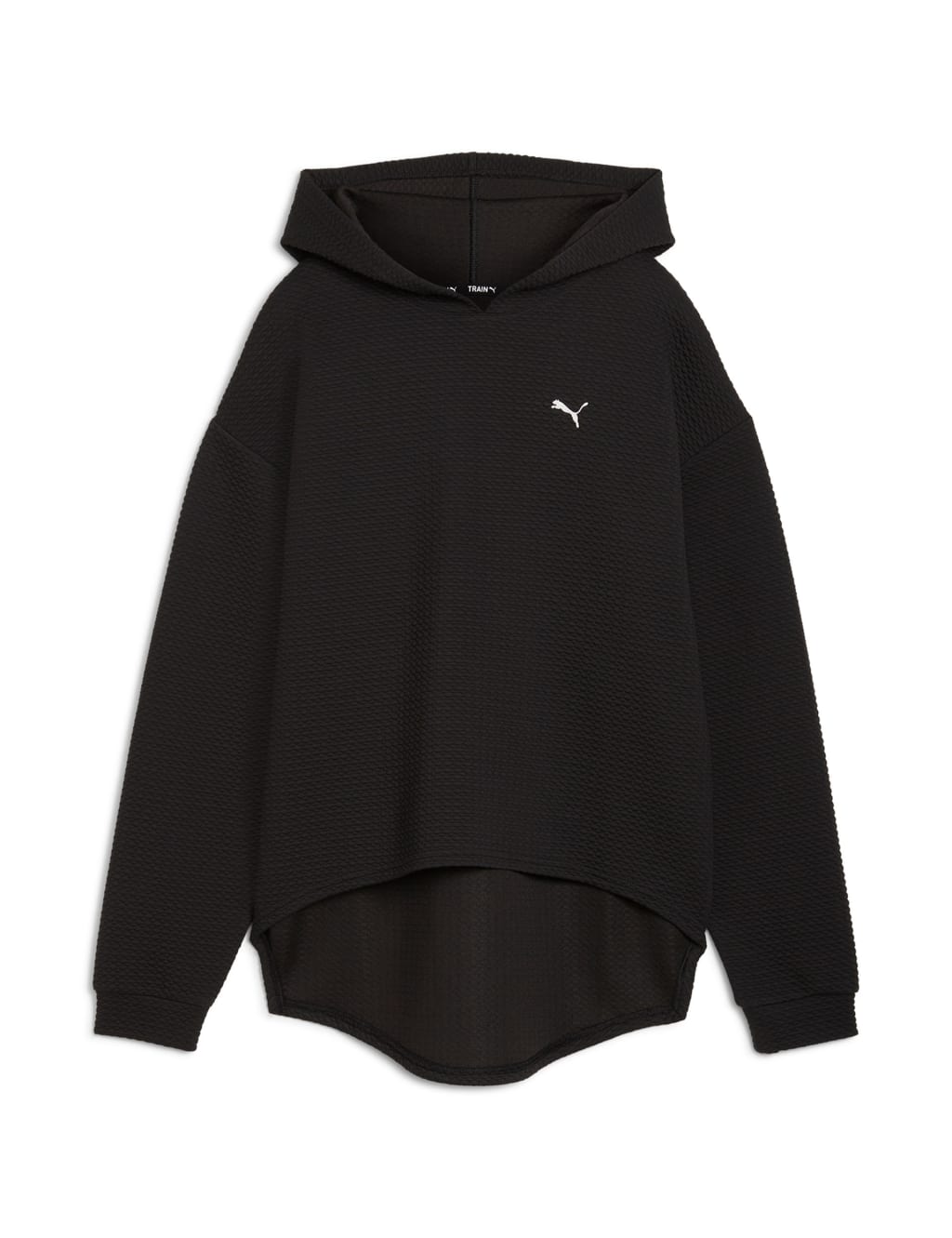 Q4 Studio Cotton Blend Textured Hoodie 2 of 8