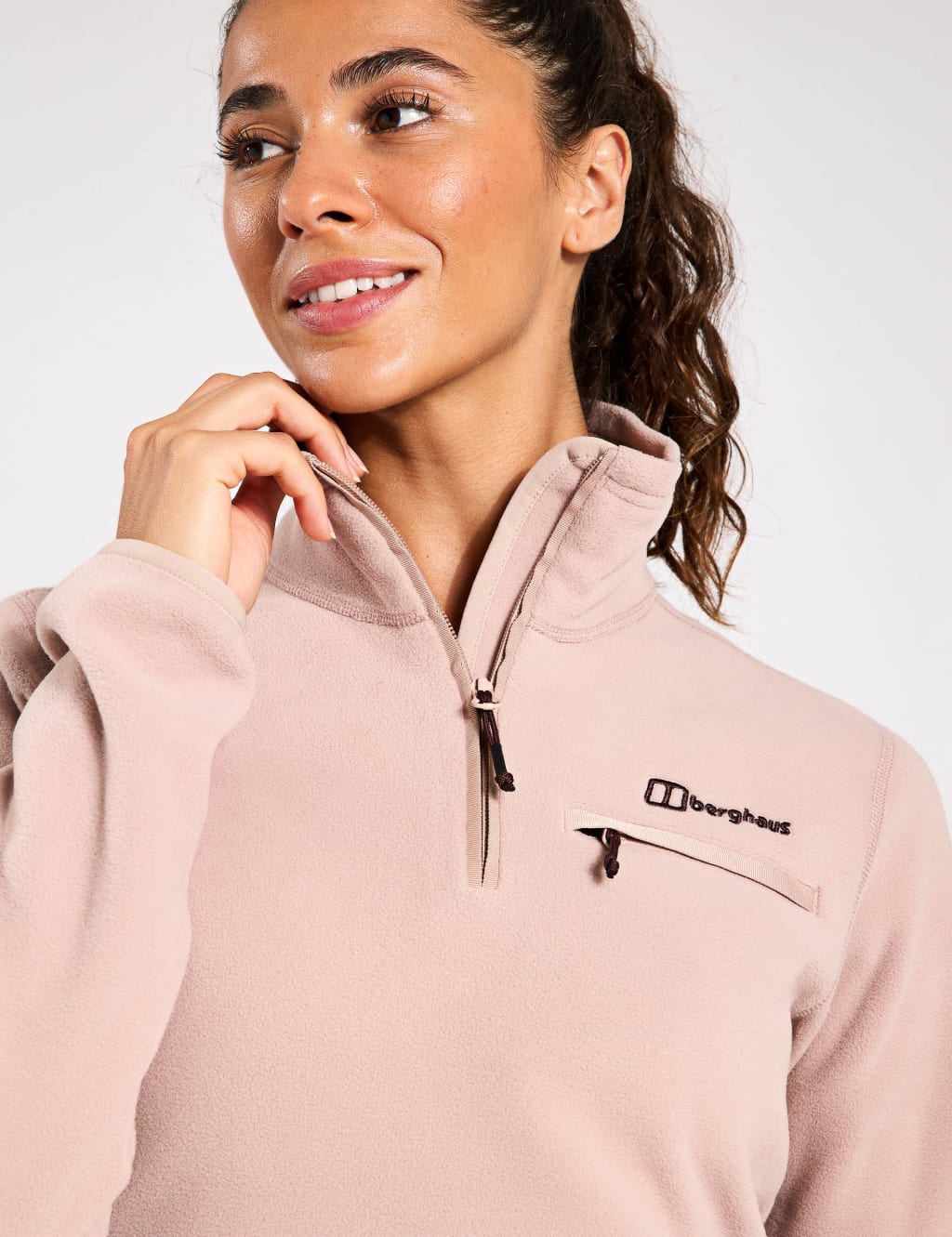 Polartec half zip fleece top