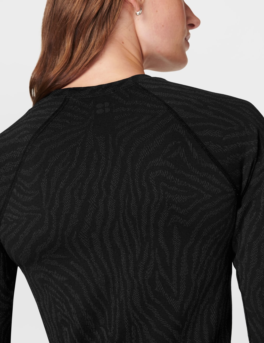 Animal Print Crew Neck Base Layer Top 6 of 6
