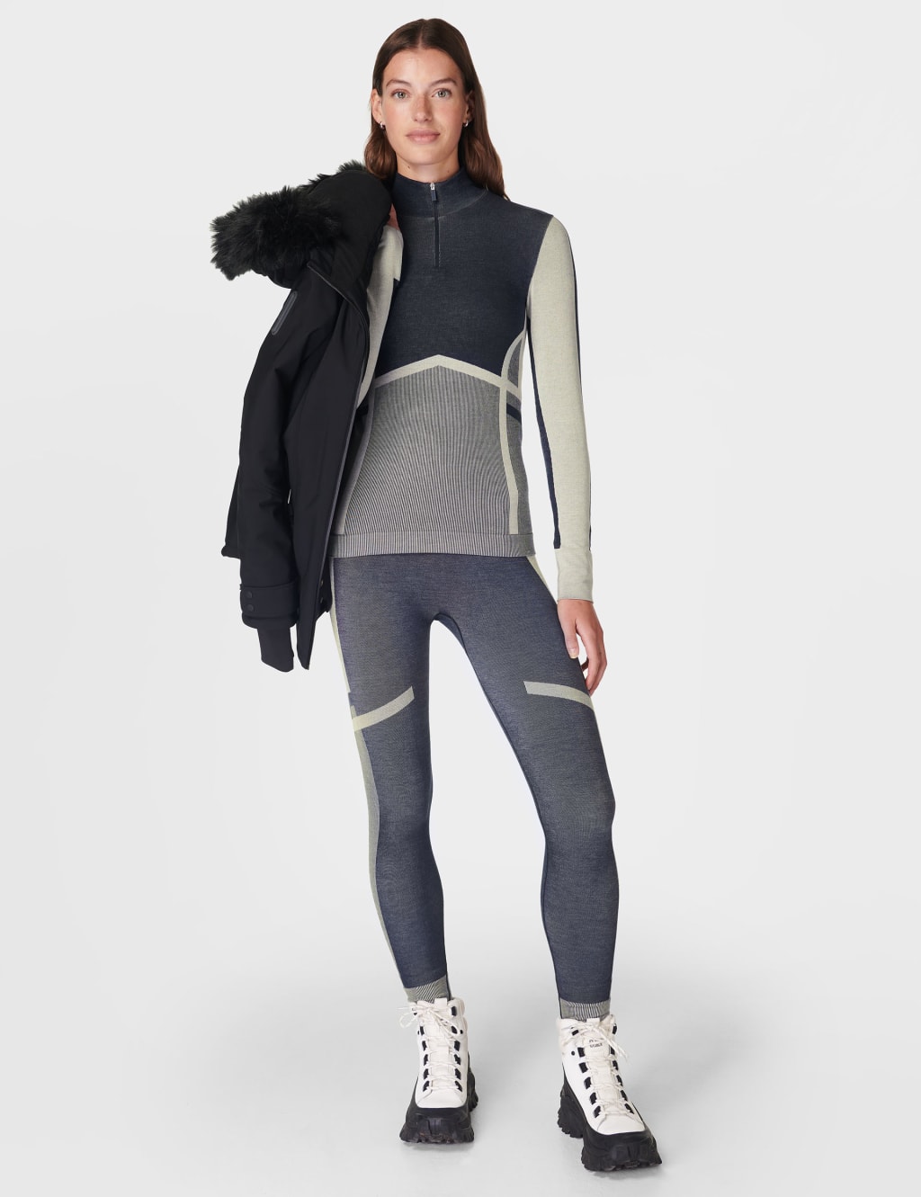 Chevron High Waisted Leggings 3 of 6