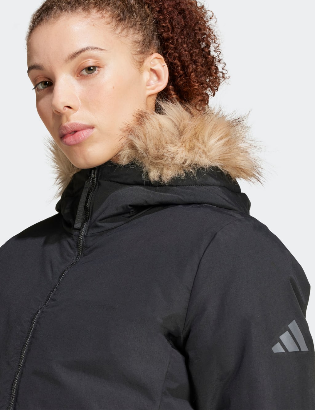 Paveric Faux Fur Trim Hooded Parka Coat 5 of 6