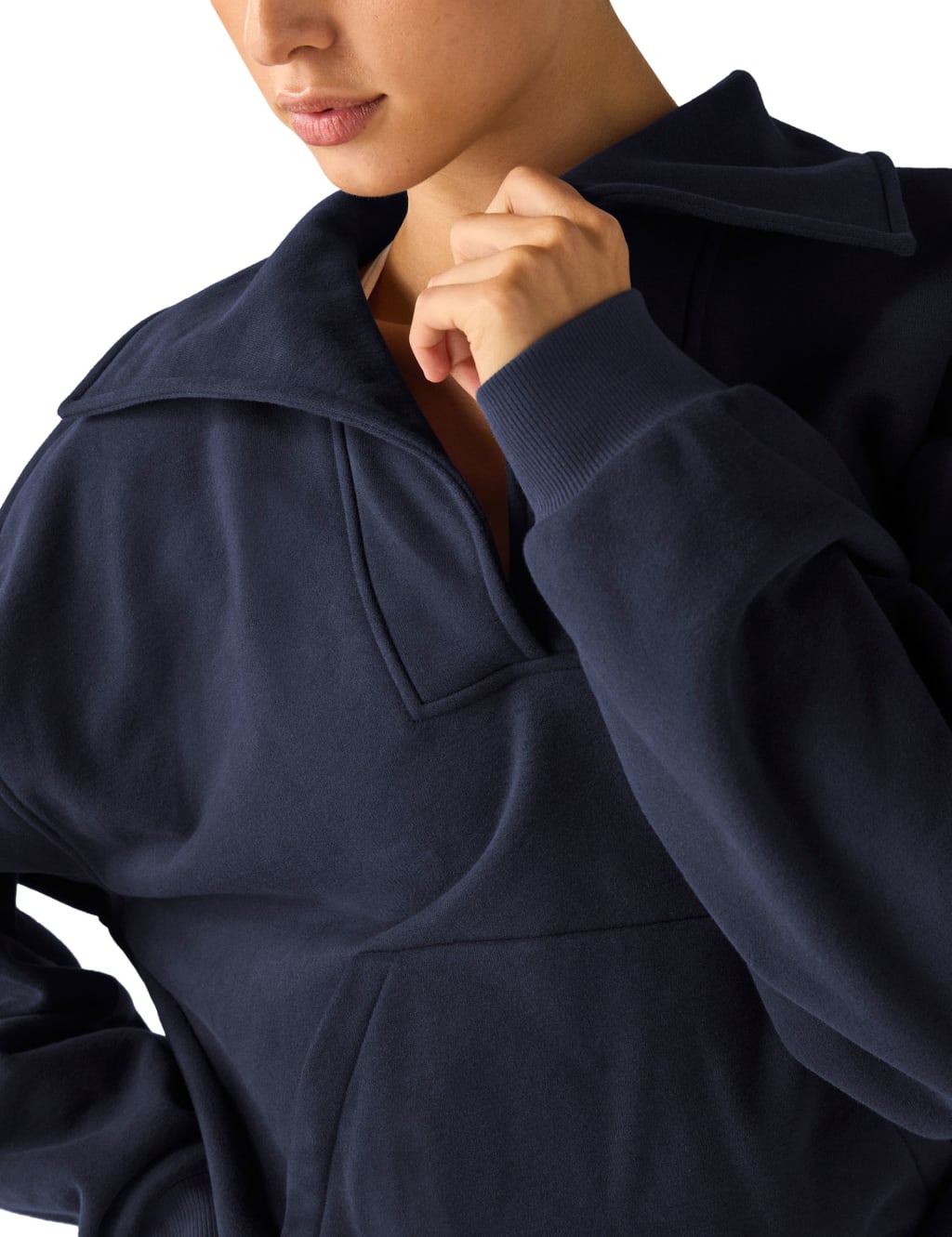 Street Smart Cotton Rich Collared Sweatshirt 5 of 5