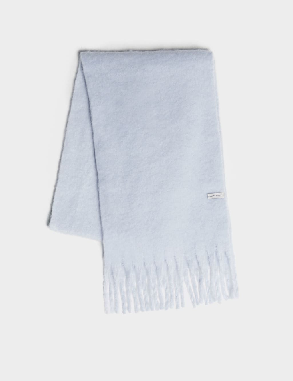 Soft Cloud Knitted Tassel Scarf 2 of 4