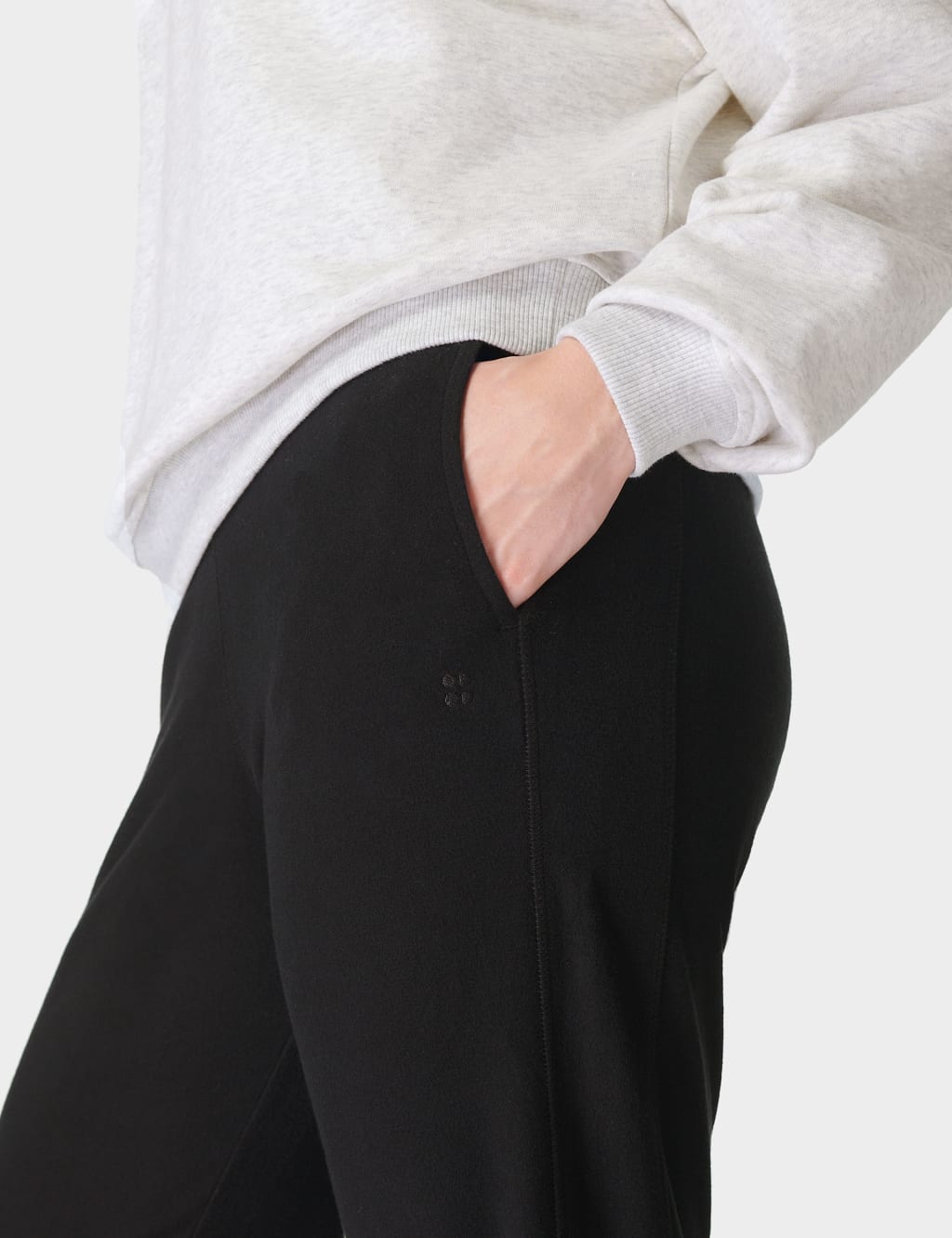 Luxe Cotton Blend Fleece Joggers 6 of 6
