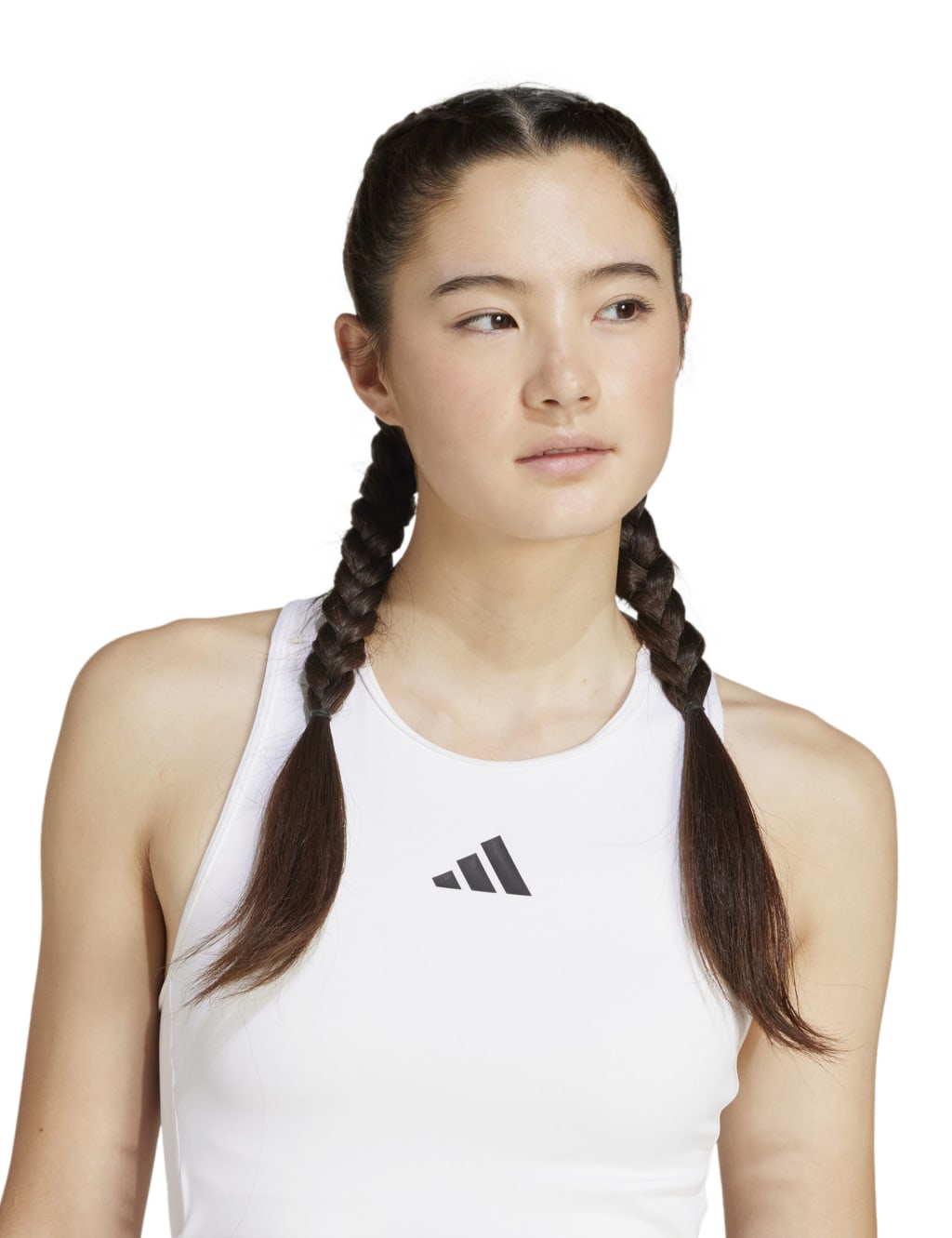 Power 3-Stripes Racer Back Vest Top with Bra 5 of 7