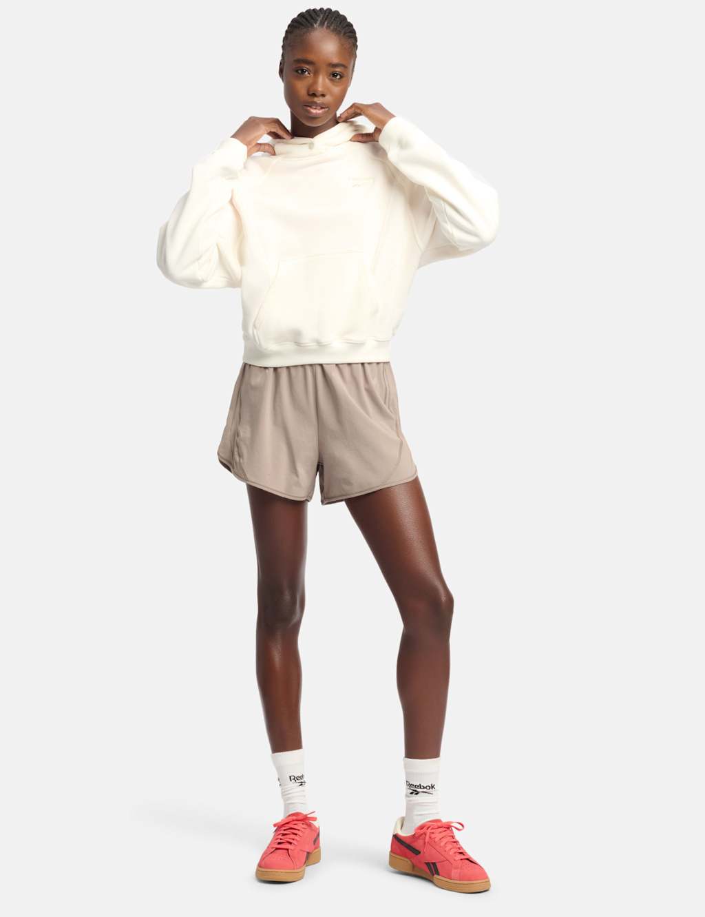 Lux Woven High Waisted Gym Shorts 3 of 5