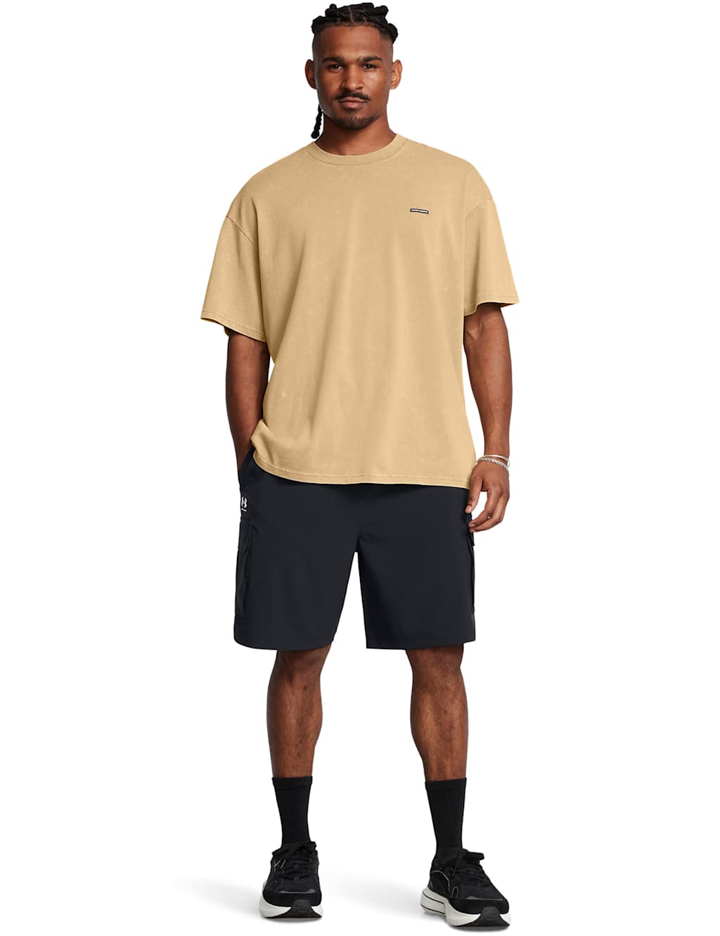 Vibe Woven Cargo Stretch Active Shorts 3 of 5