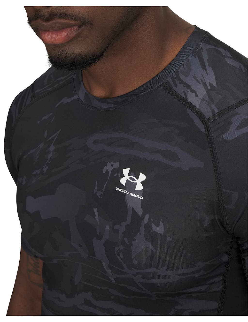 HeatGear Printed Crew Neck Training T-Shirt 3 of 3