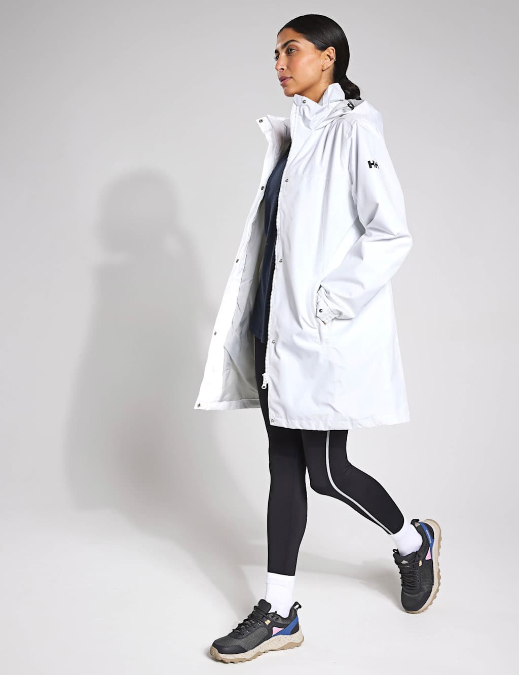 Aden Waterproof Longline Rain Jacket 2 of 6