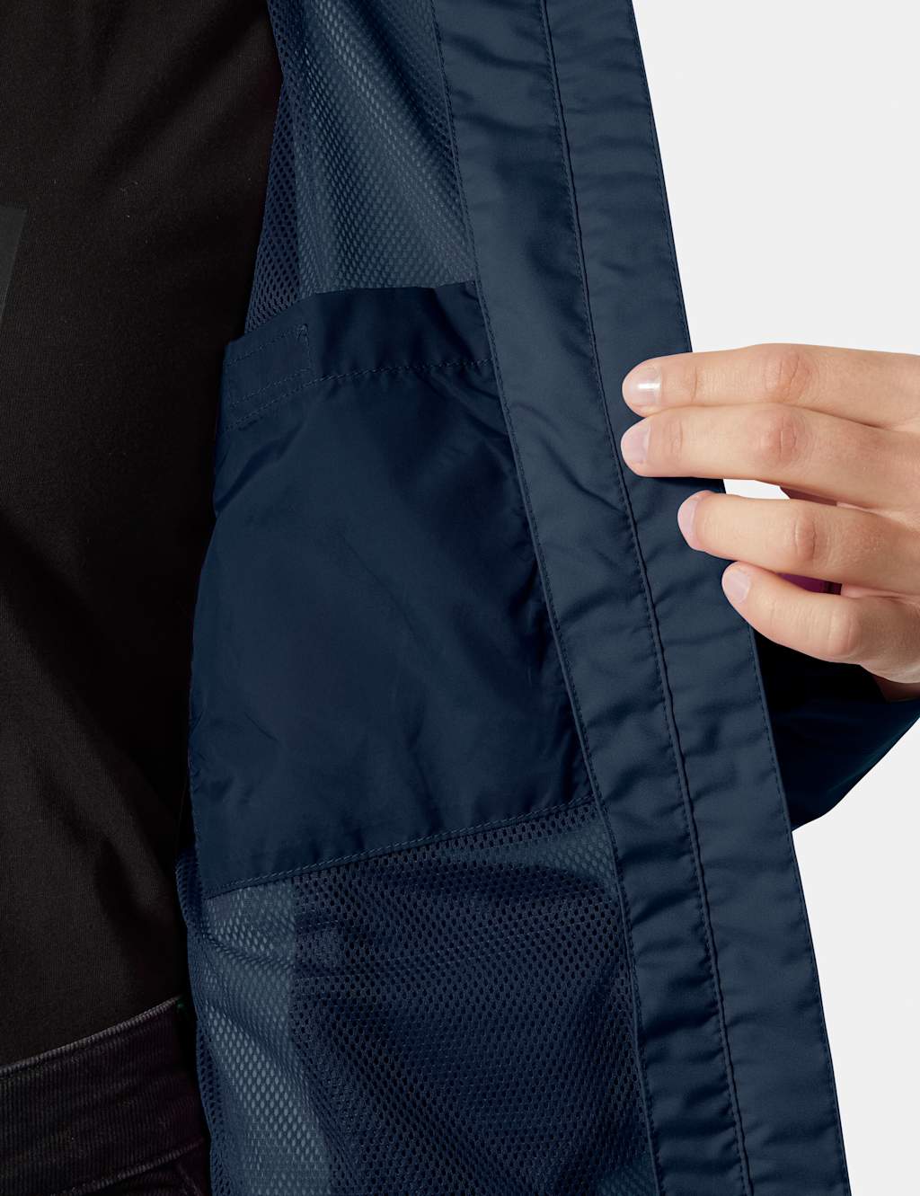 Seven J Waterproof Hooded Rain Jacket 3 of 3
